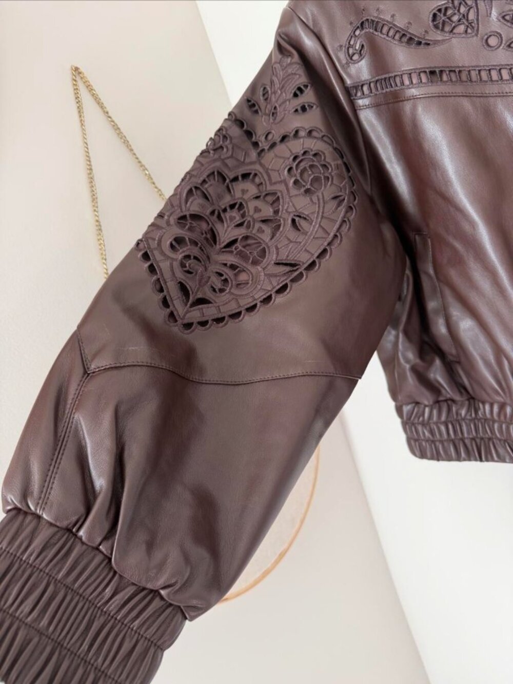 House of Harlow Leather Jacket - Medium - Picture 3 of 7